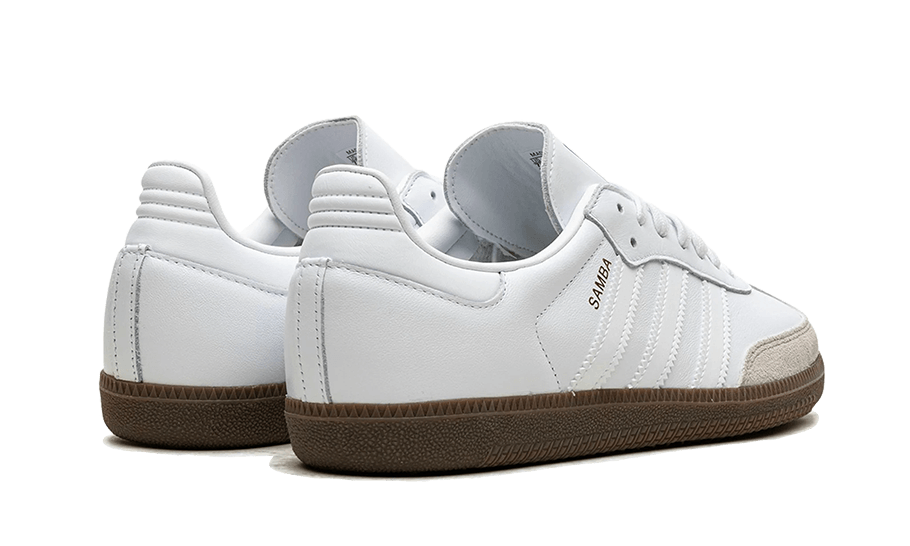 Adidas Samba Cloud White Blue Gum Adidas Samba Cloud White Blue Gum
