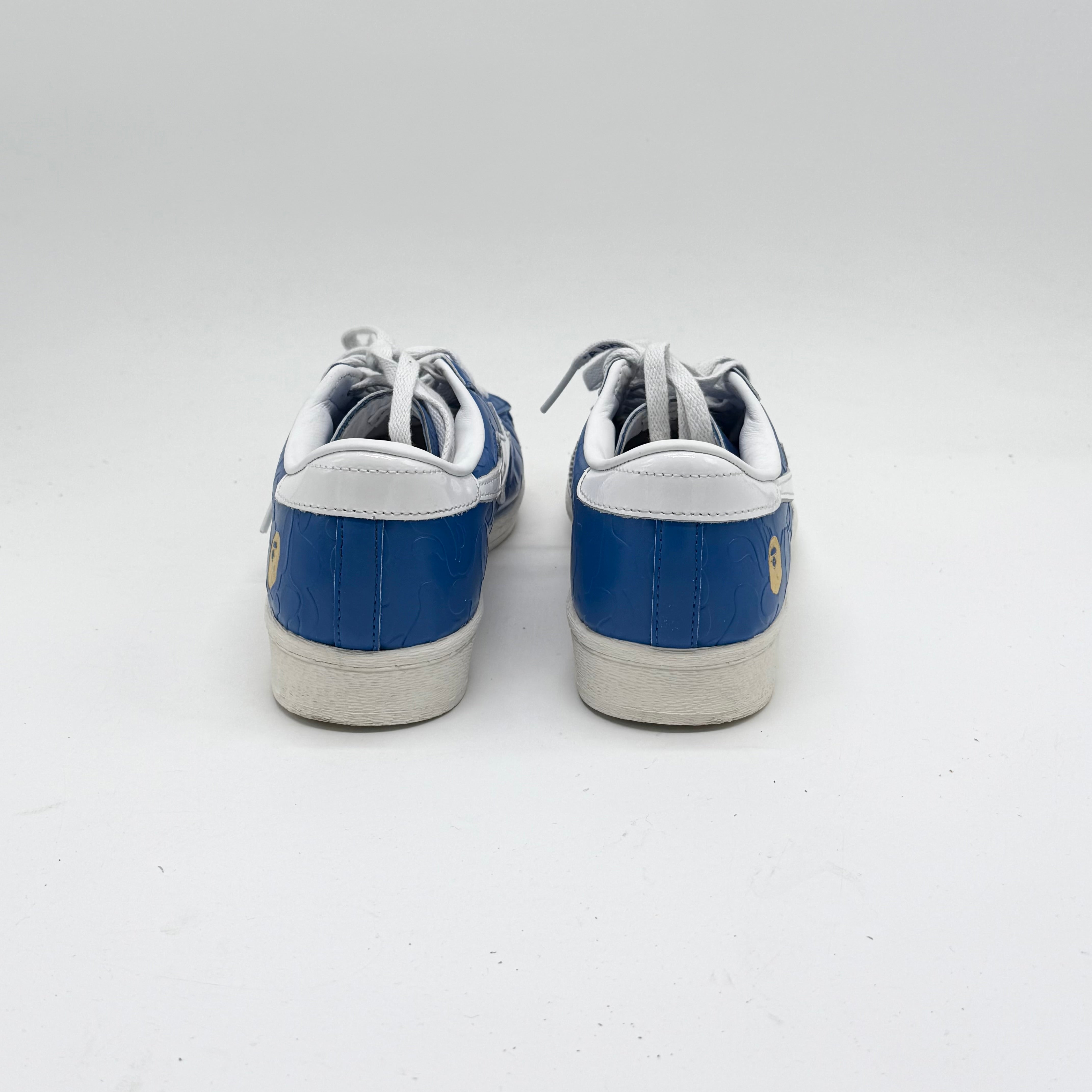 Adidas Superstar Vintage Bape Blue White EU 42