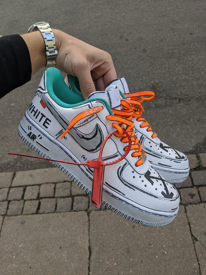Cartoon OW Custom Sneakers