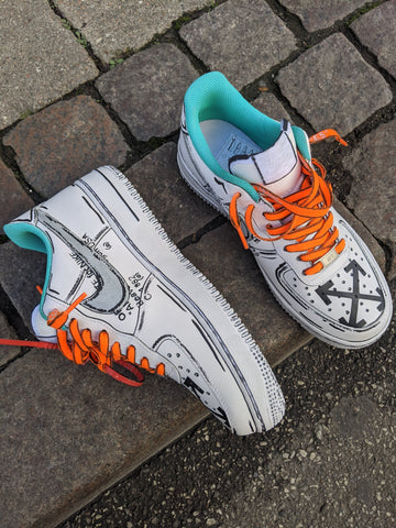 Cartoon OW Custom Sneakers