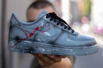 Metal Construction Custom Sneakers