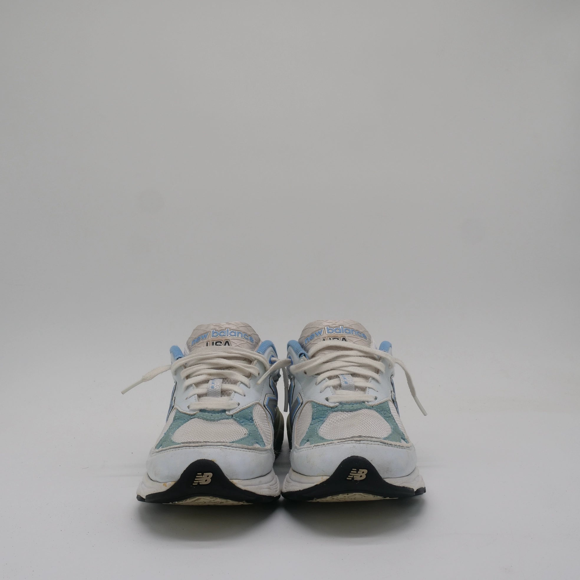 New Balance 990v3 White Baby Blue - EU 36.5