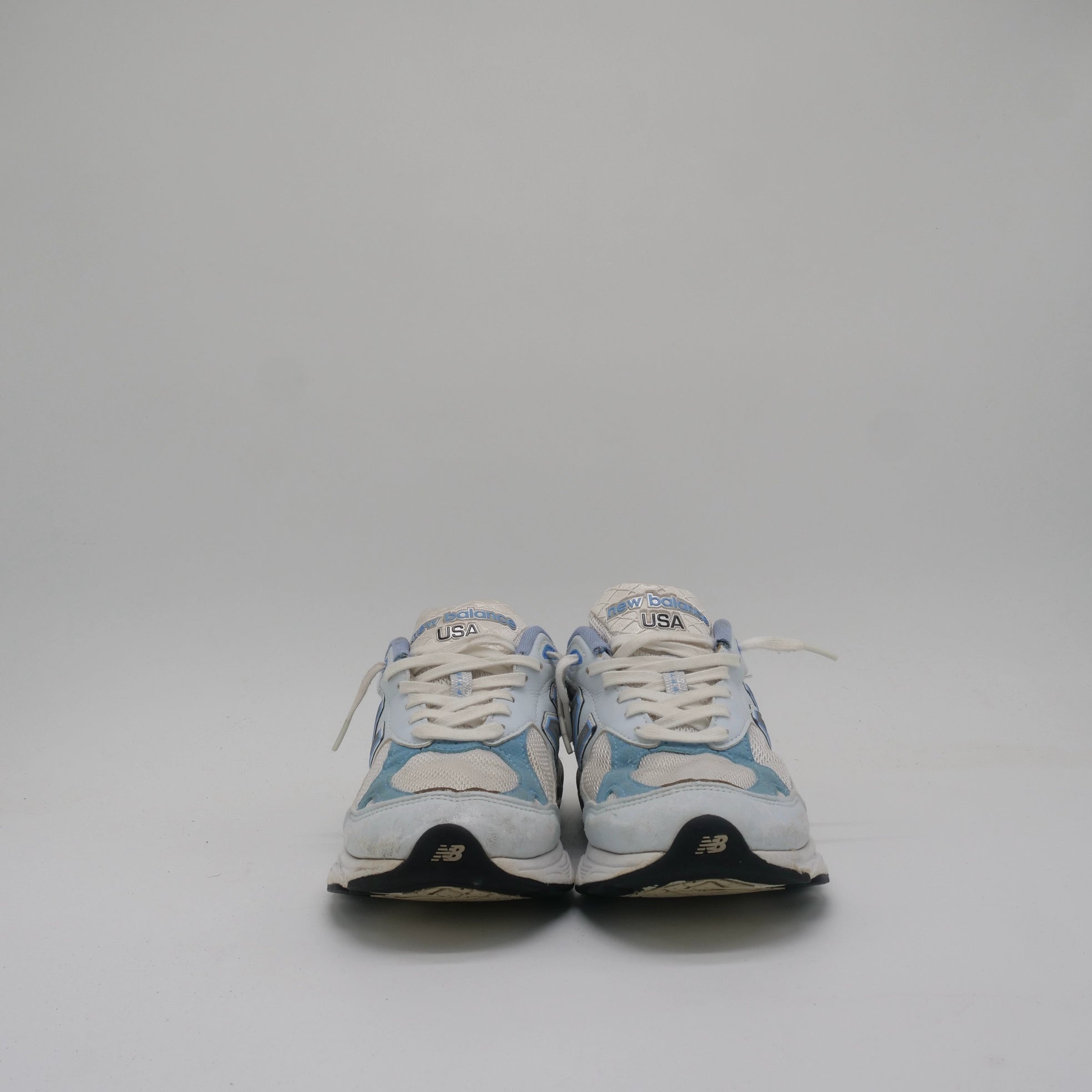 New Balance 990v3 White Baby Blue - EU 36.5
