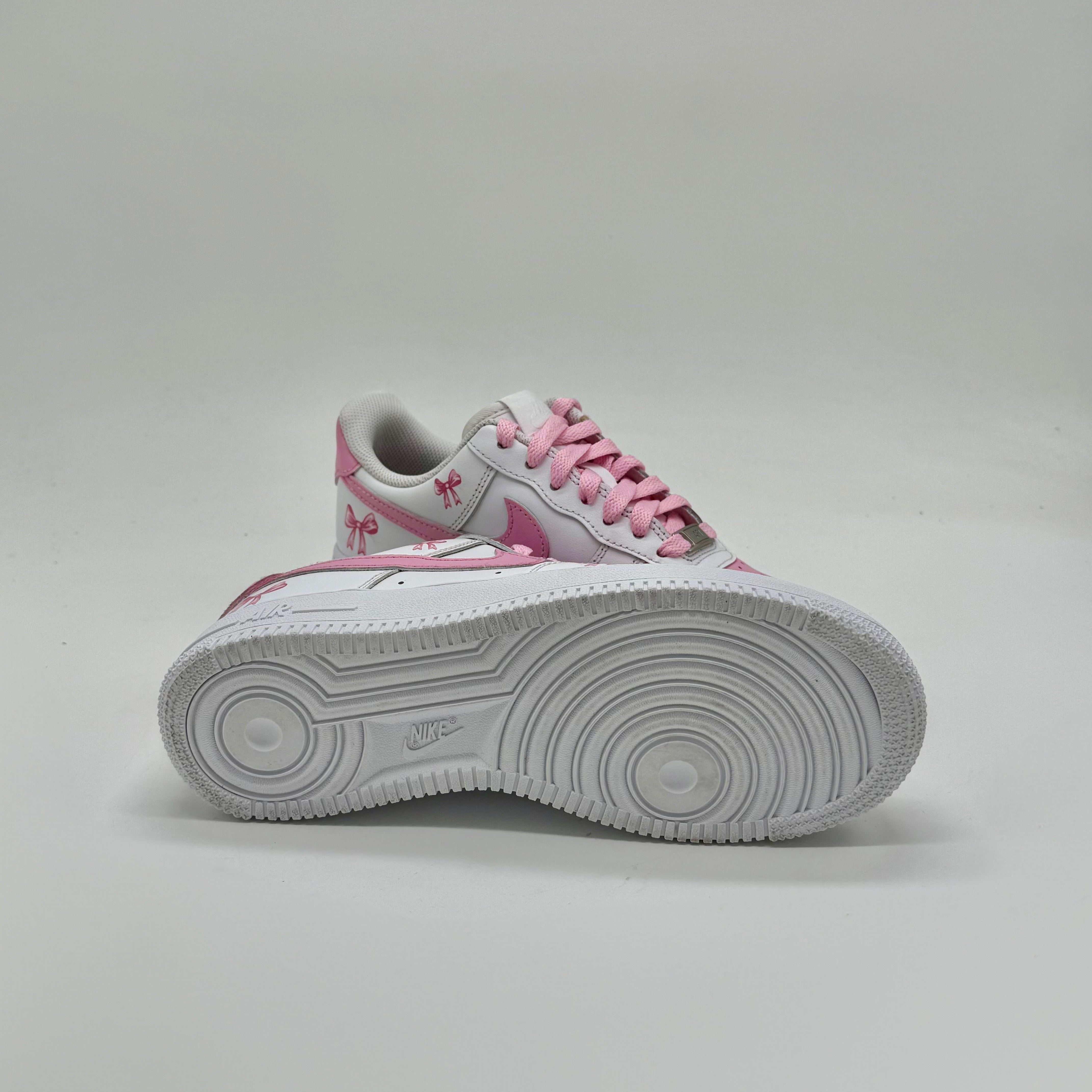 Nike Air Force 1 White Pink Ribbon Custom EU 38