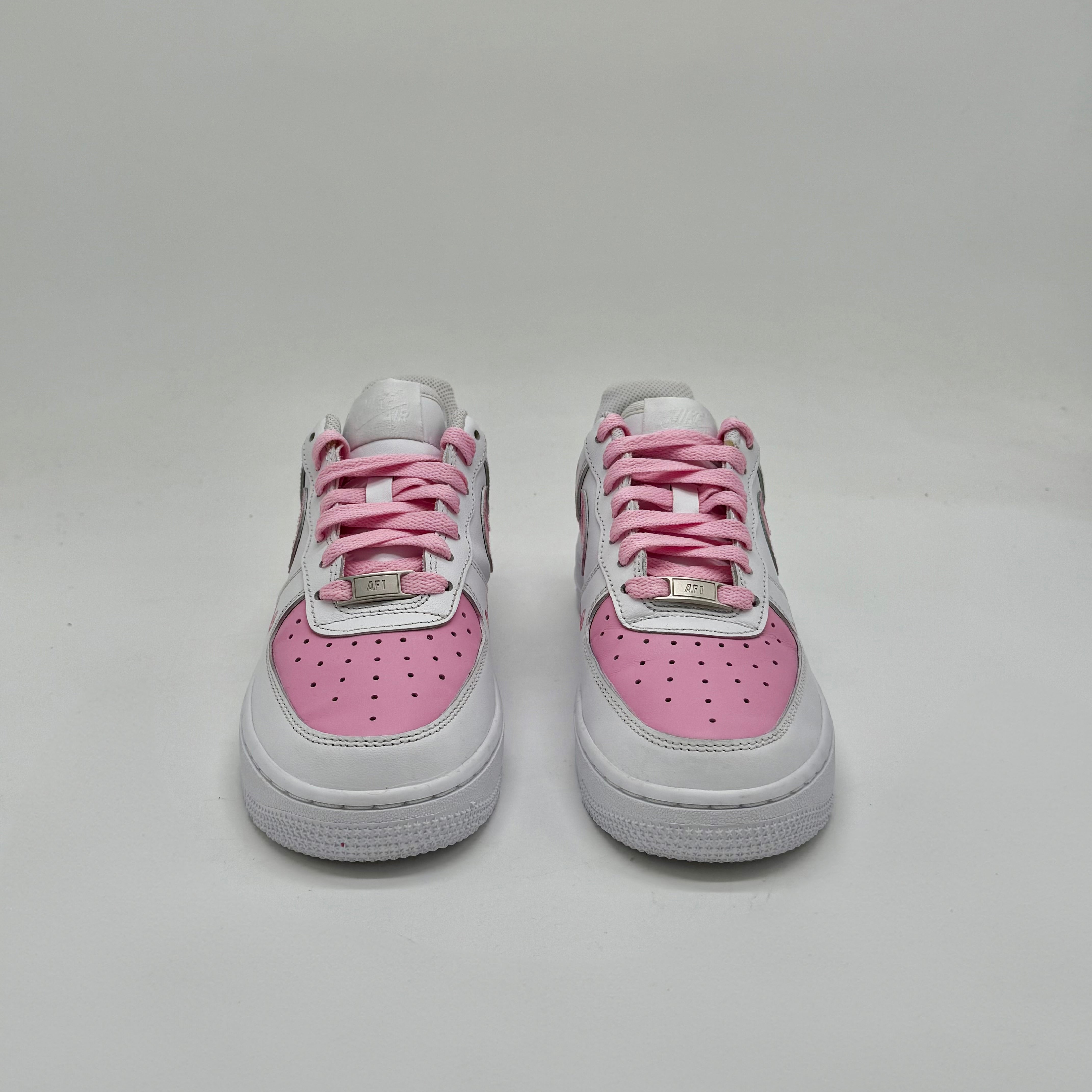 Nike Air Force 1 White Pink Ribbon Custom EU 38