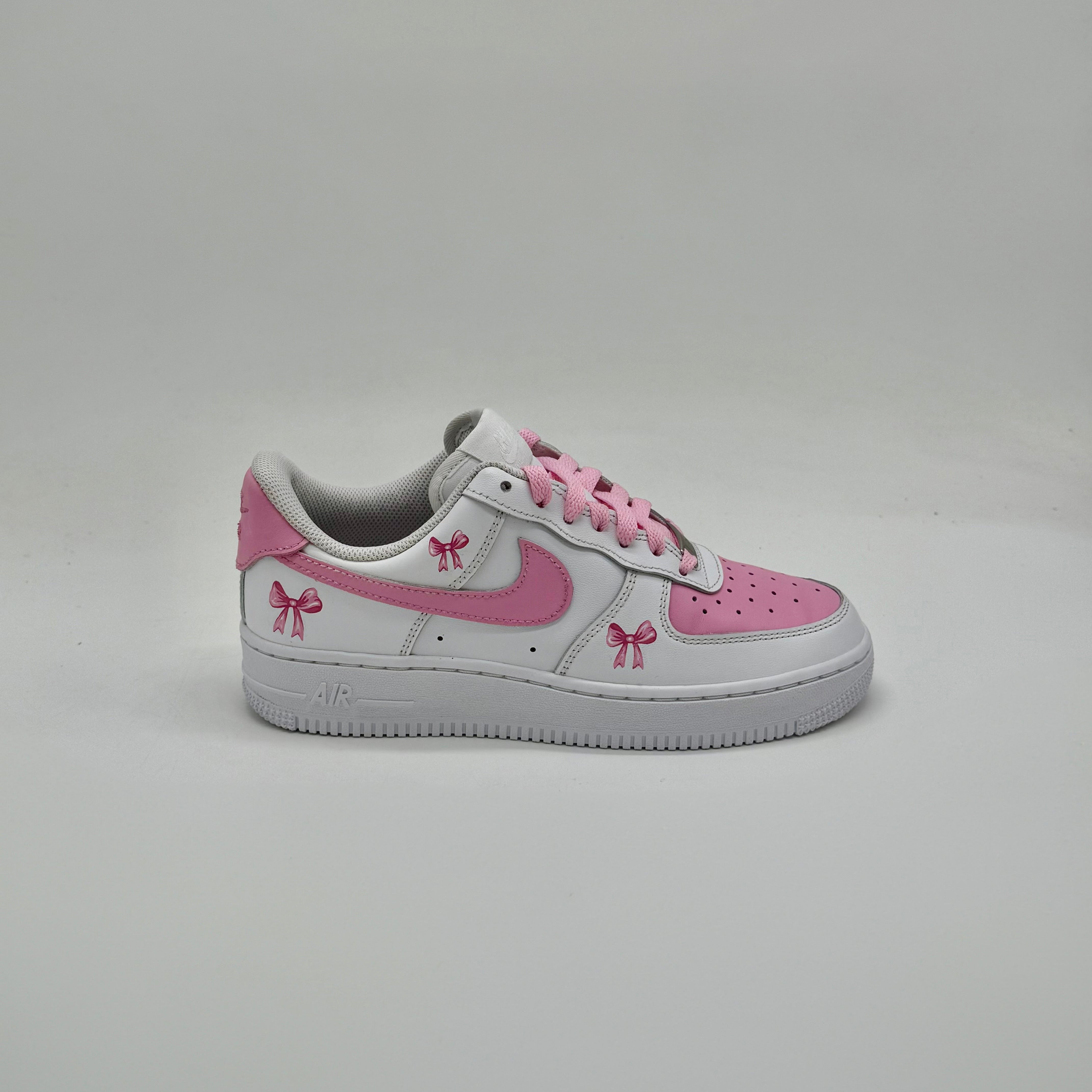 Nike Air Force 1 White Pink Ribbon Custom EU 38