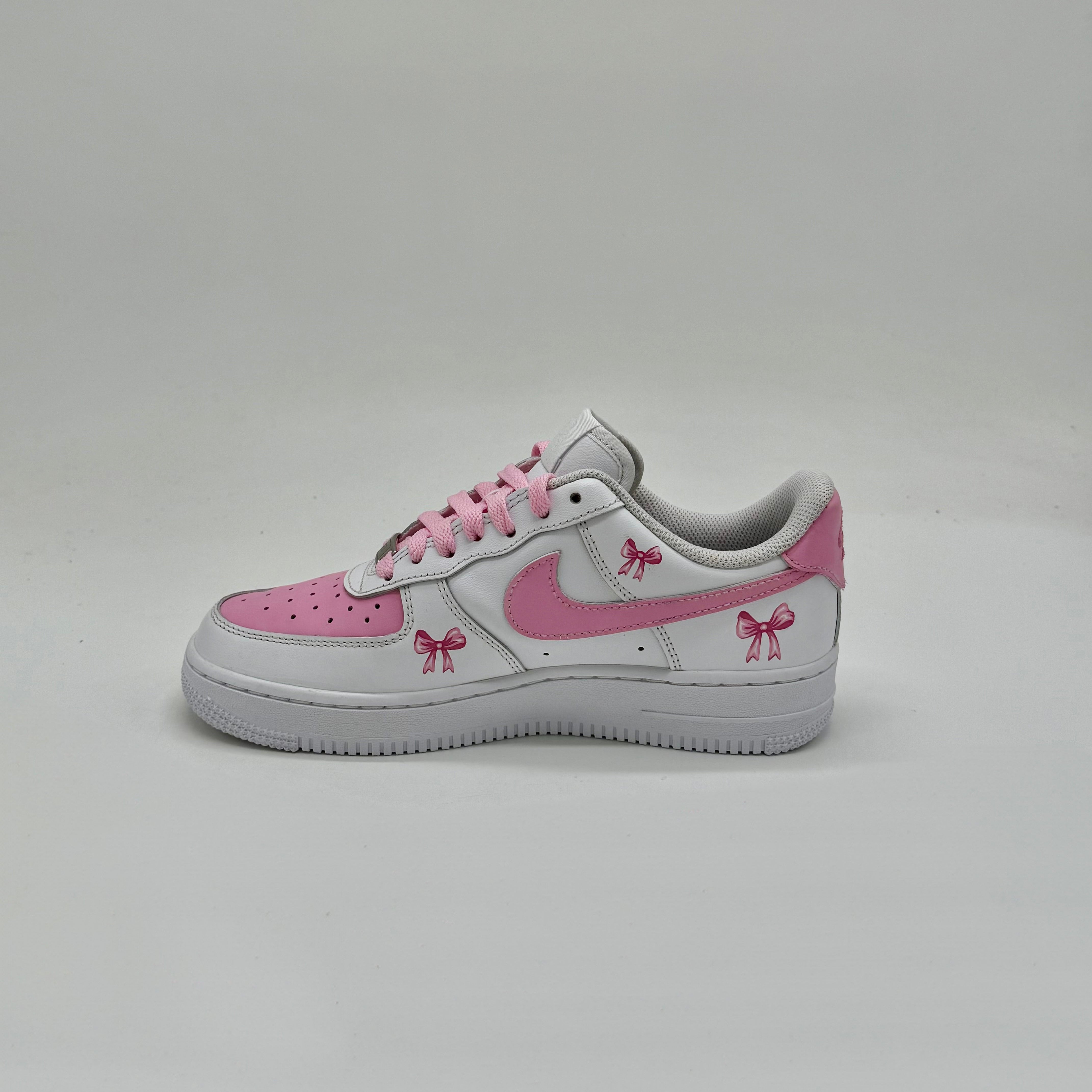 Nike Air Force 1 White Pink Ribbon Custom EU 38