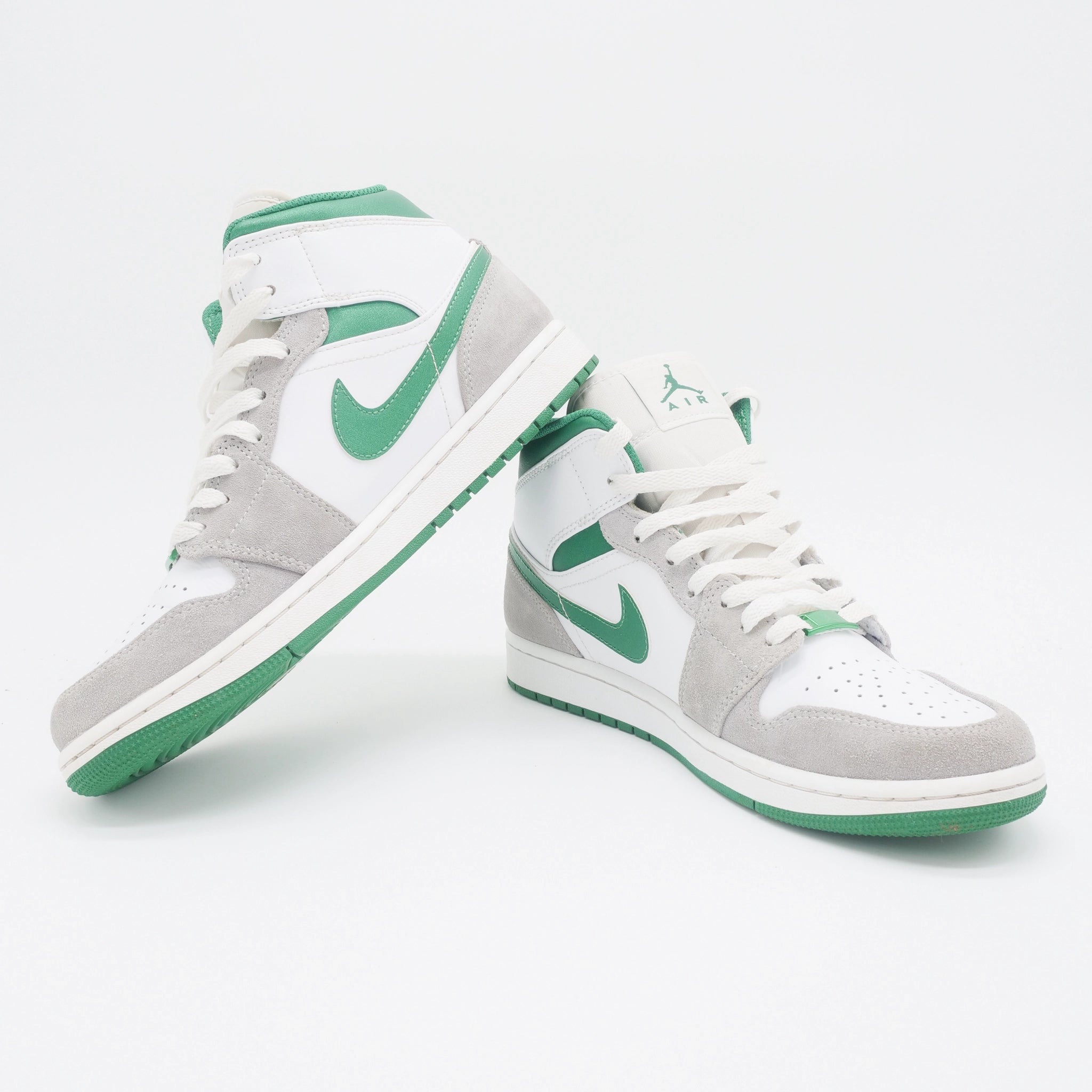 Air Jordan 1 Mid Grey Green - EU 40 1/2