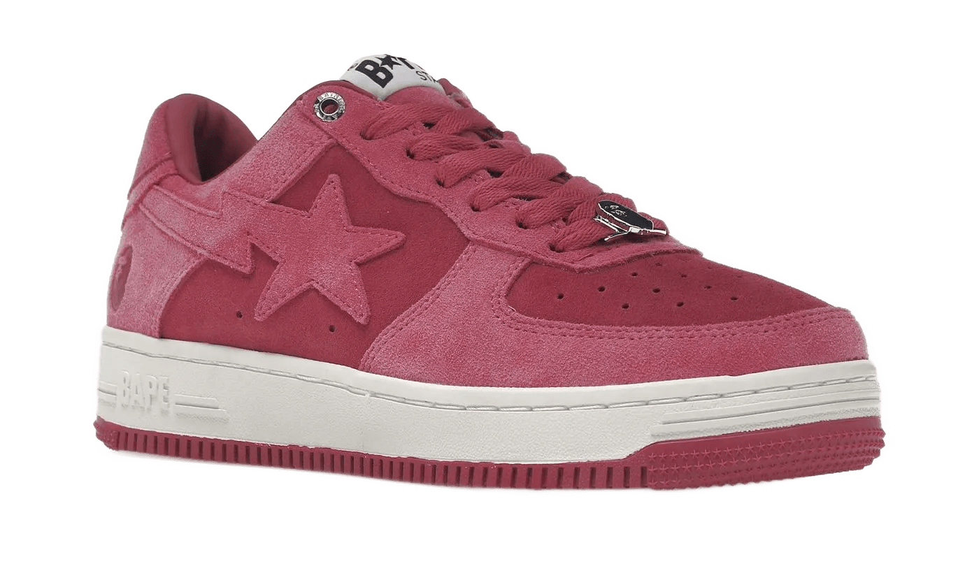 A Bathing Ape Bape Sta Pink Suede - 1H70-191-004