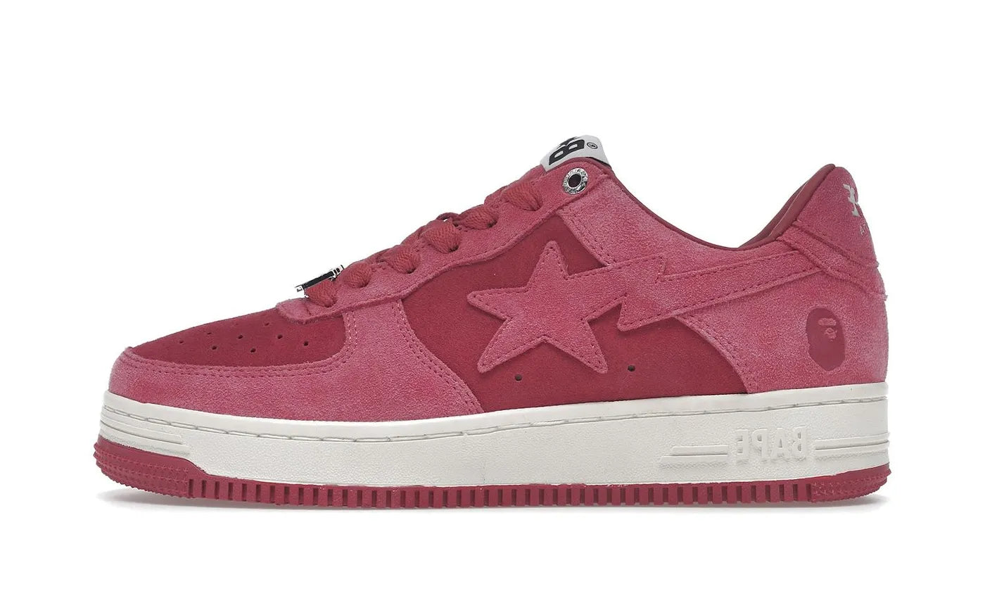 A Bathing Ape Bape Sta Pink Suede - 1H70-191-004
