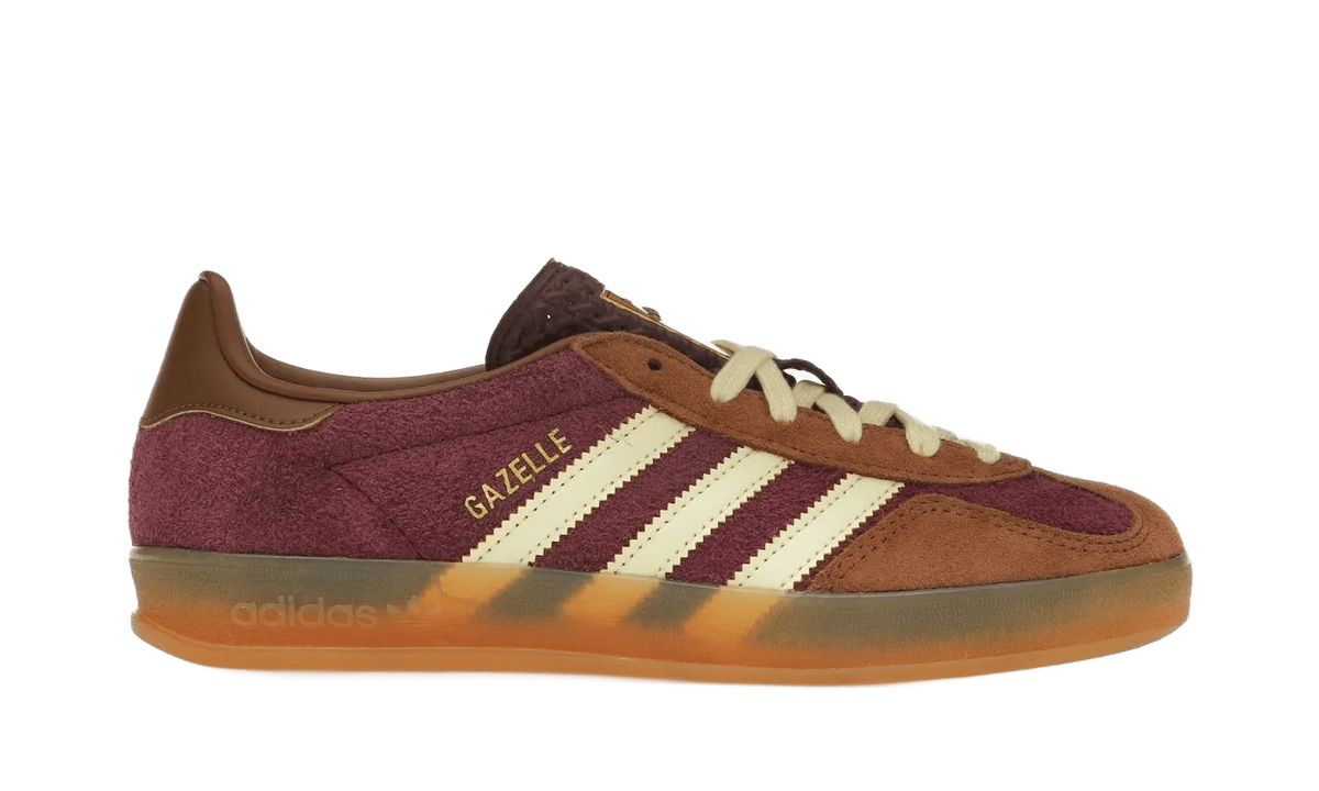 Adidas Gazelle Indoor Maroon Almost Yellow - JI0324