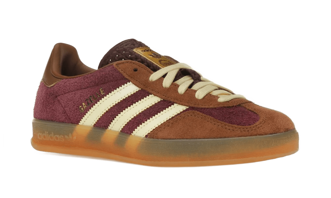 Adidas Gazelle Indoor Maroon Almost Yellow - JI0324
