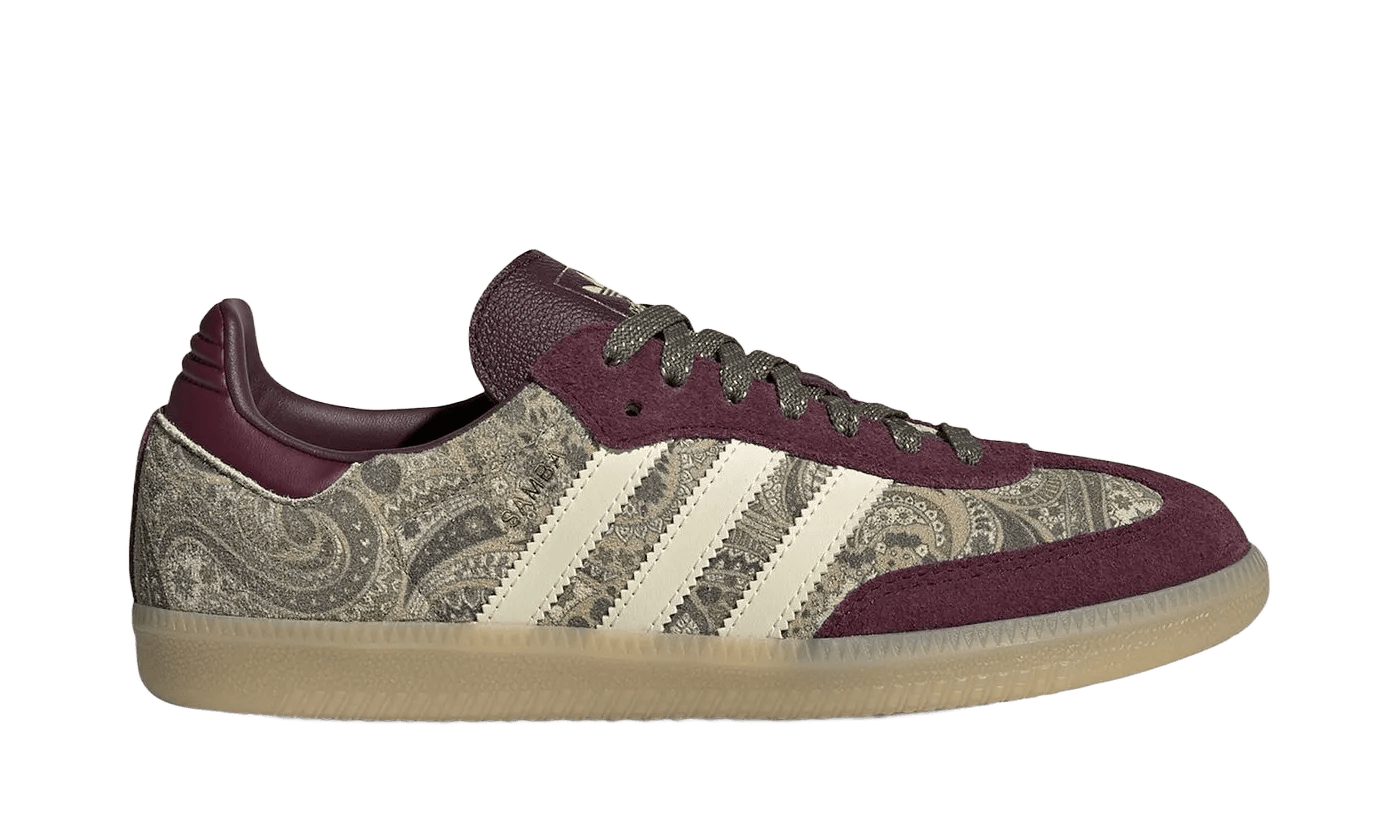 Adidas Samba OG Liberty London Maroon Warm Vanilla - KH9802