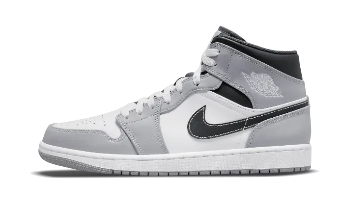 Nike Air Jordan 1 Mid Light Smoke Grey Anthracite - 554724-078