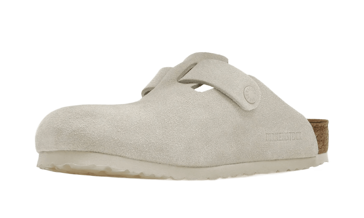 Birkenstock Boston Antique White Suede - 1024731/1024740