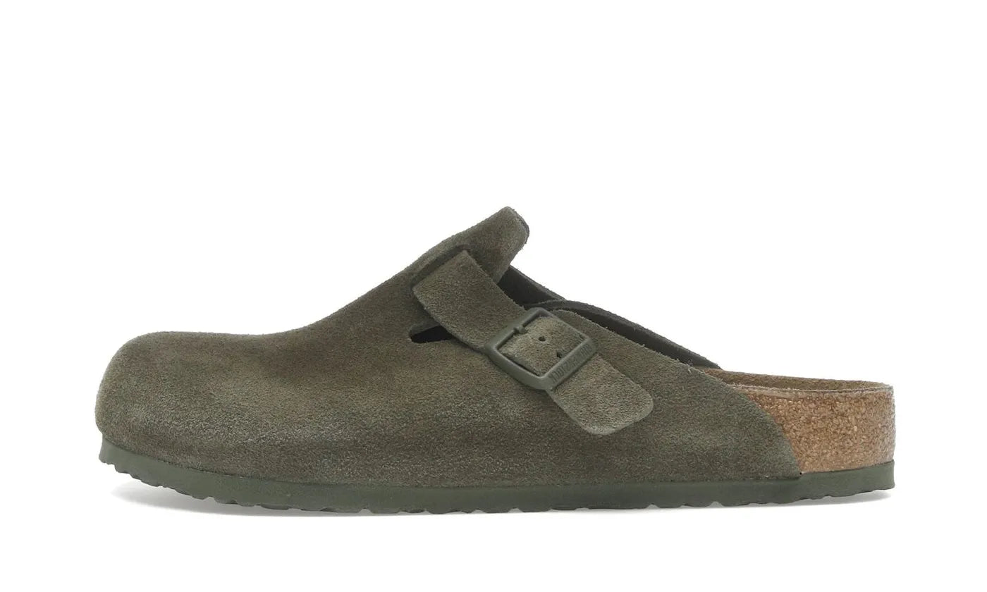 Birkenstock Boston Suede Thyme - 1024721/1024714