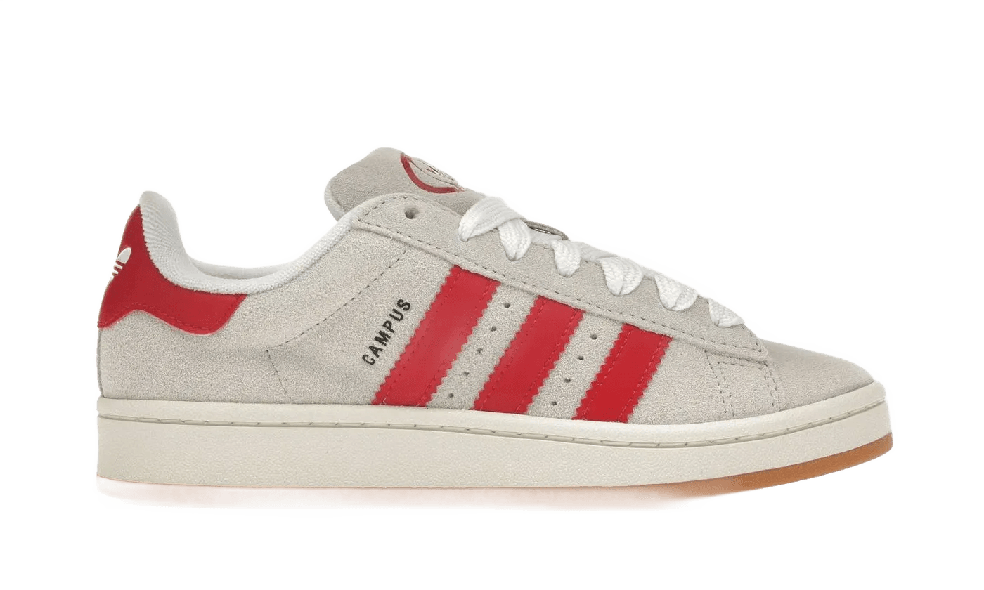 Adidas Campus 00s Crystal White Better Scarlet  - GY0037