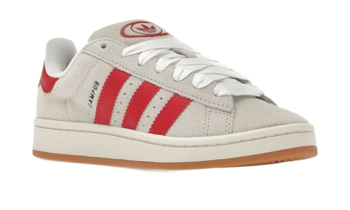 Adidas Campus 00s Crystal White Better Scarlet  - GY0037