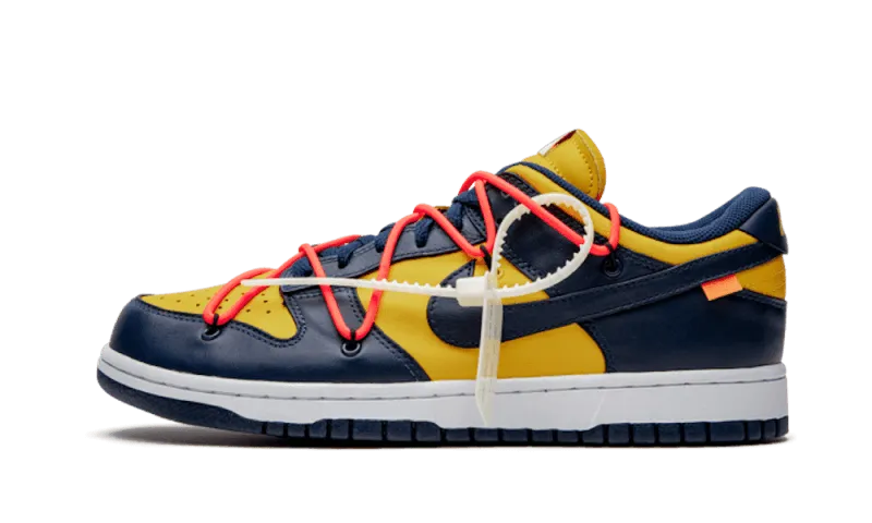 Nike Dunk Low Off-White University Gold - Michigan - CT0856-700