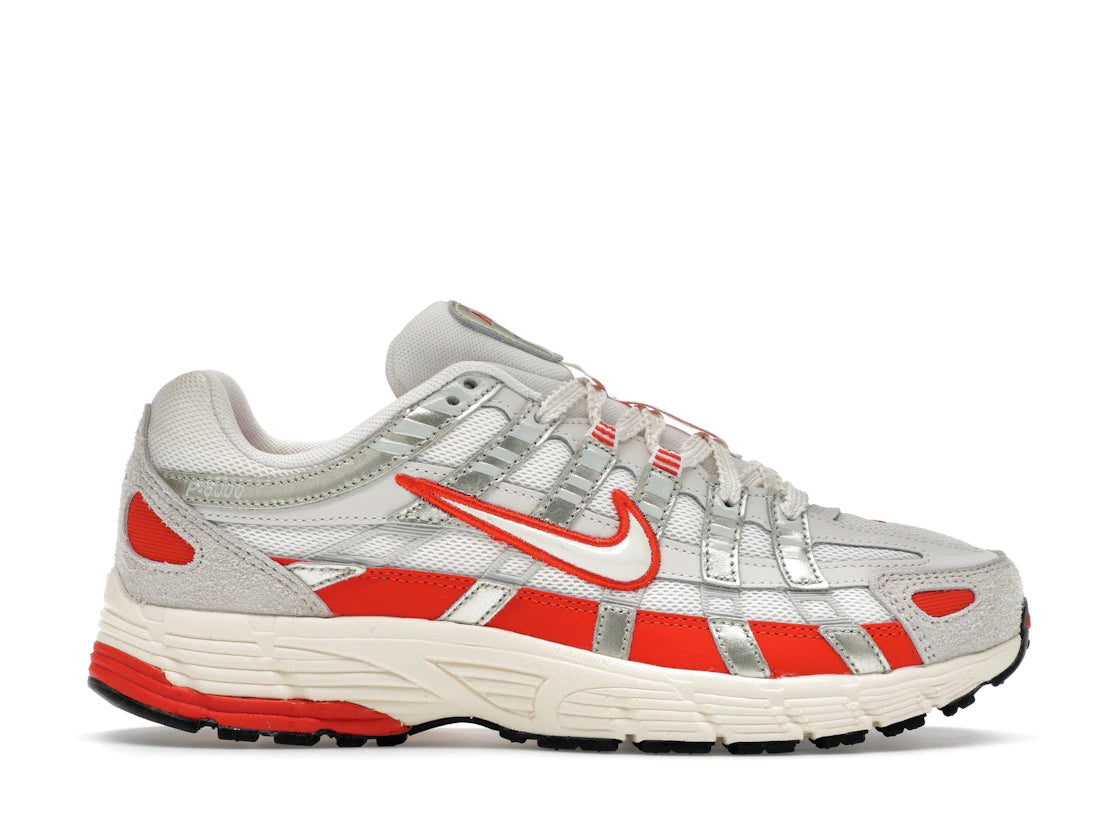 Nike P-6000 Sail Pale Ivory Light Bone Spicy Red - HV5230-133