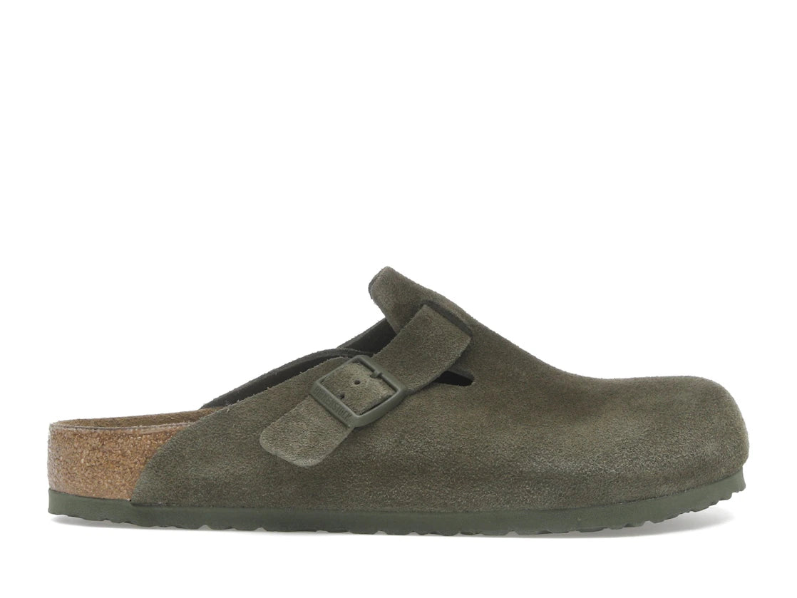 Birkenstock Boston Suede Thyme - 1024721/1024714