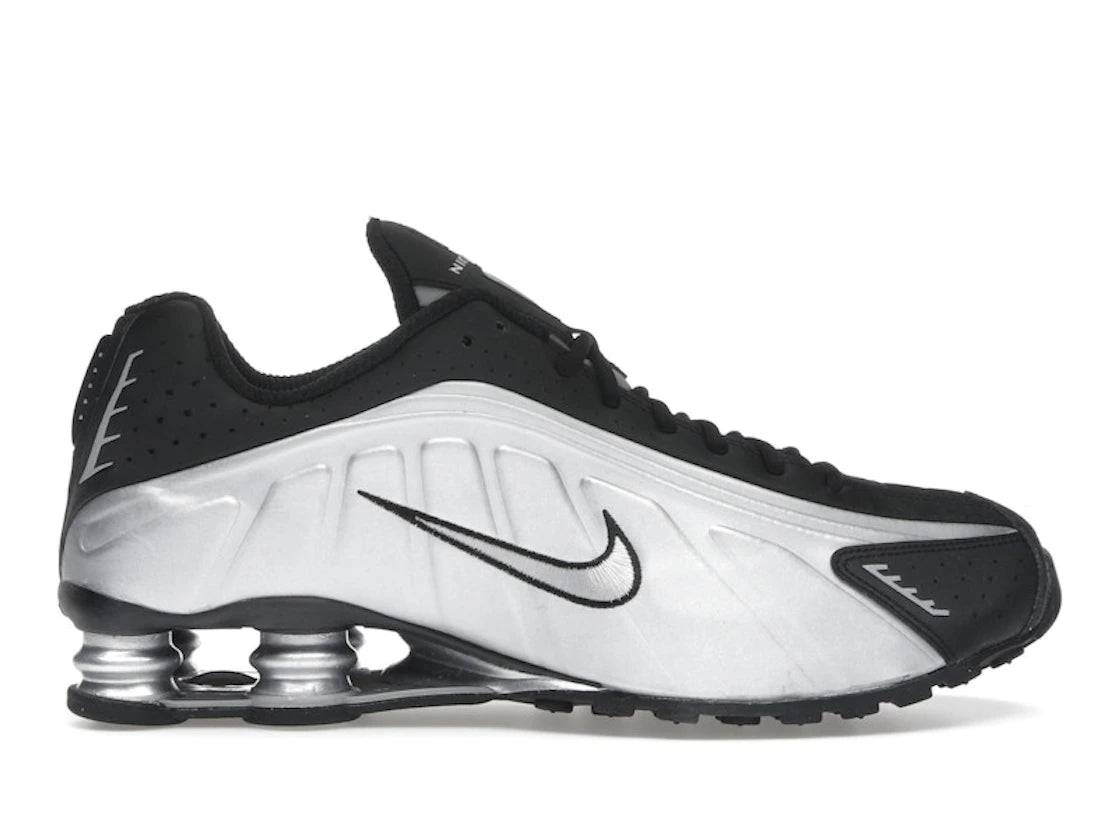 Nike Shox R4 Metallic Silver Black - HQ1988-007