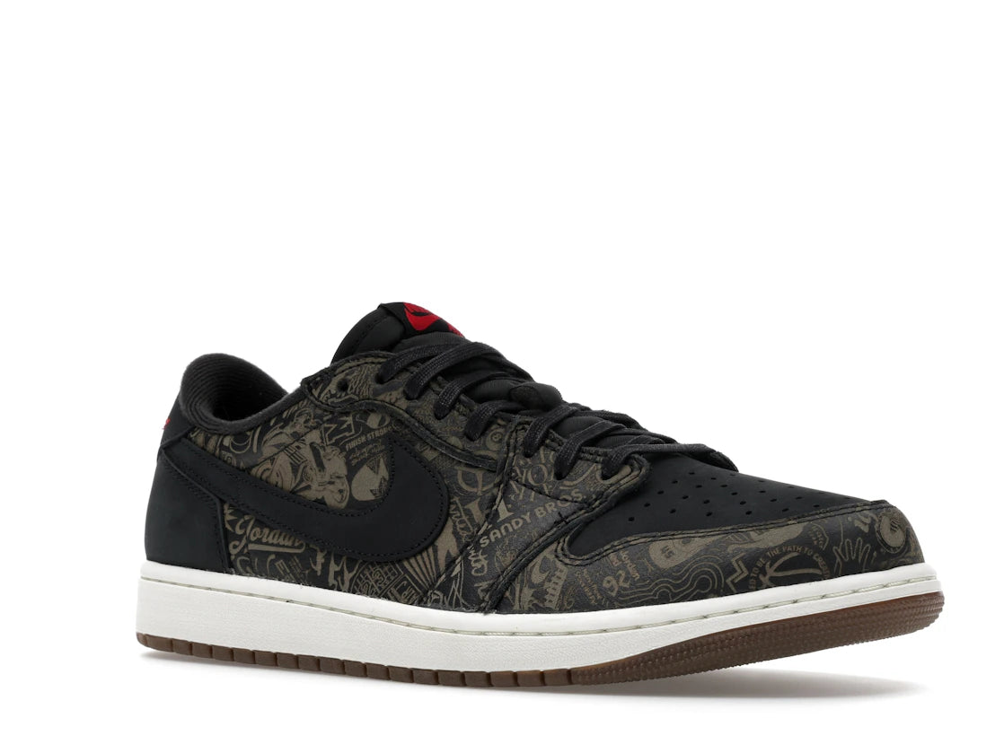 Nike Air Jordan 1 Retro Low OG Laser Black University Red - IV6750-001