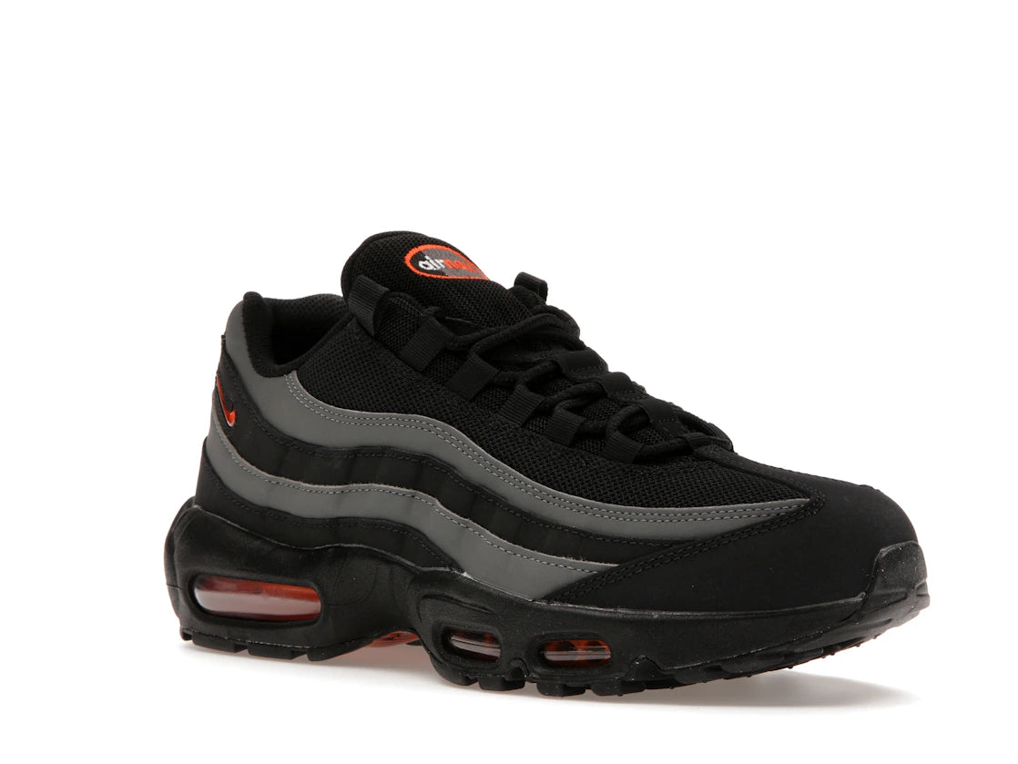 Nike Air Max 95 Black, Gray, Safety Orange - DX2657-001