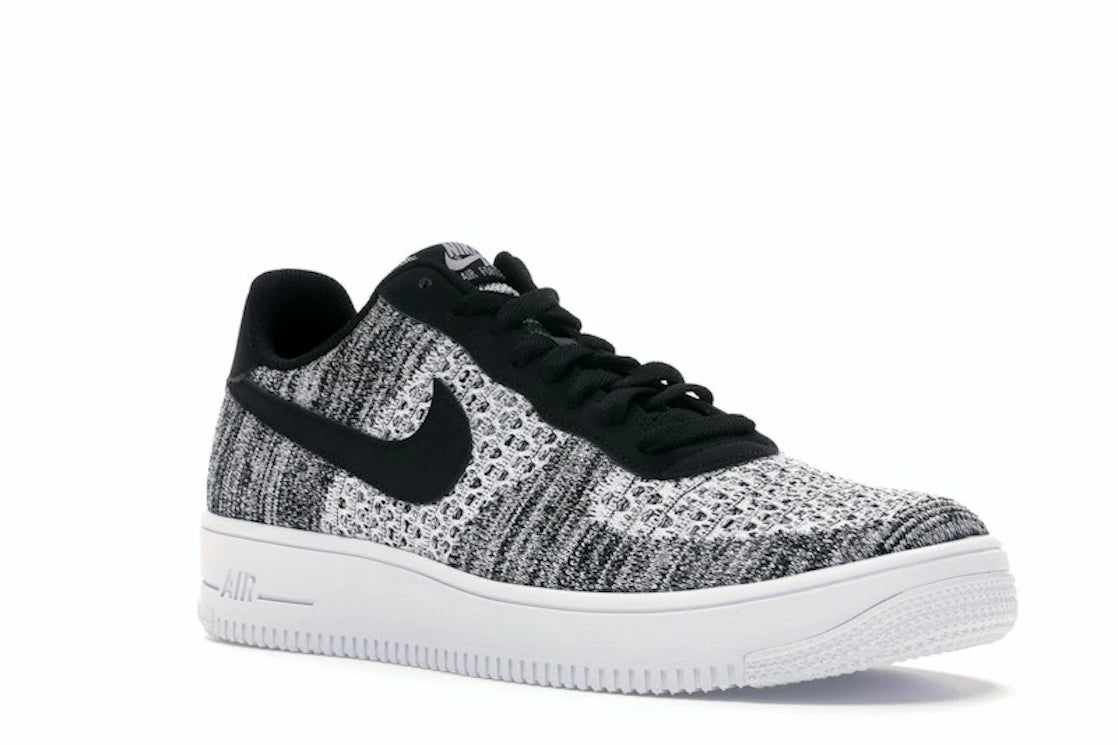 Nike Air Force 1 Flyknit 2 Black Pure Platinum - AV3042-001