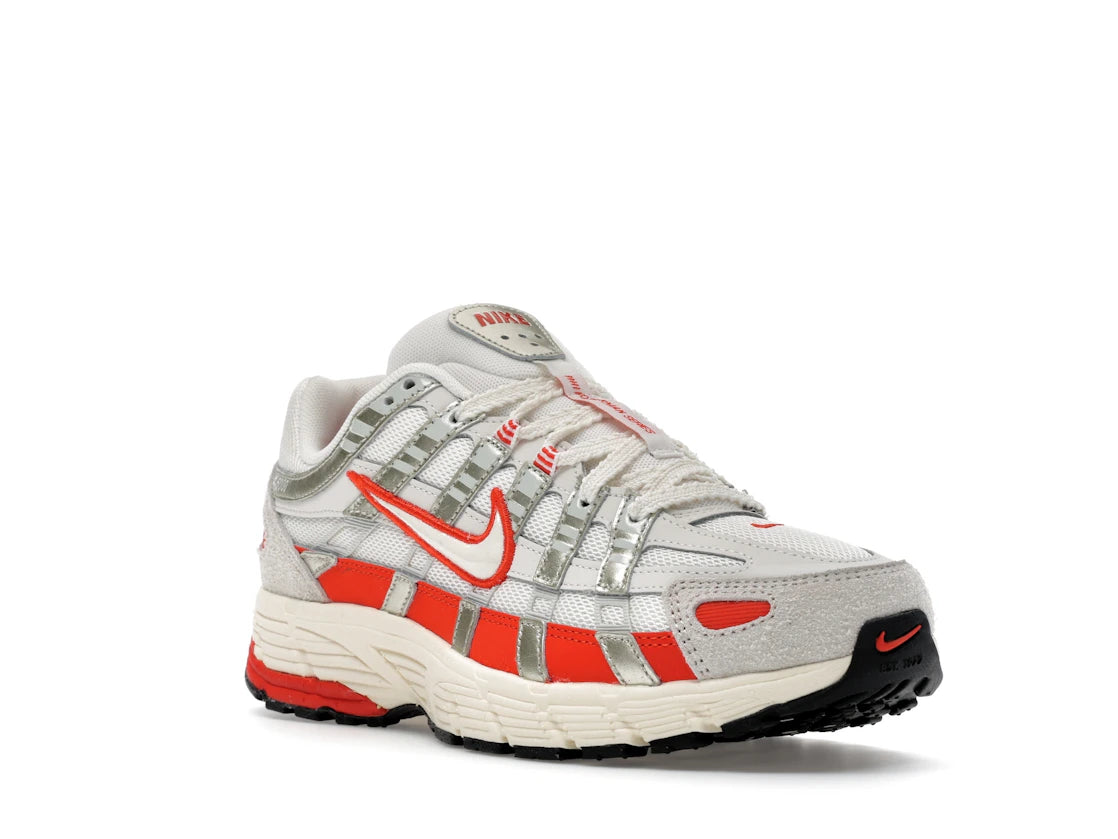 Nike P-6000 Sail Pale Ivory Light Bone Spicy Red - HV5230-133