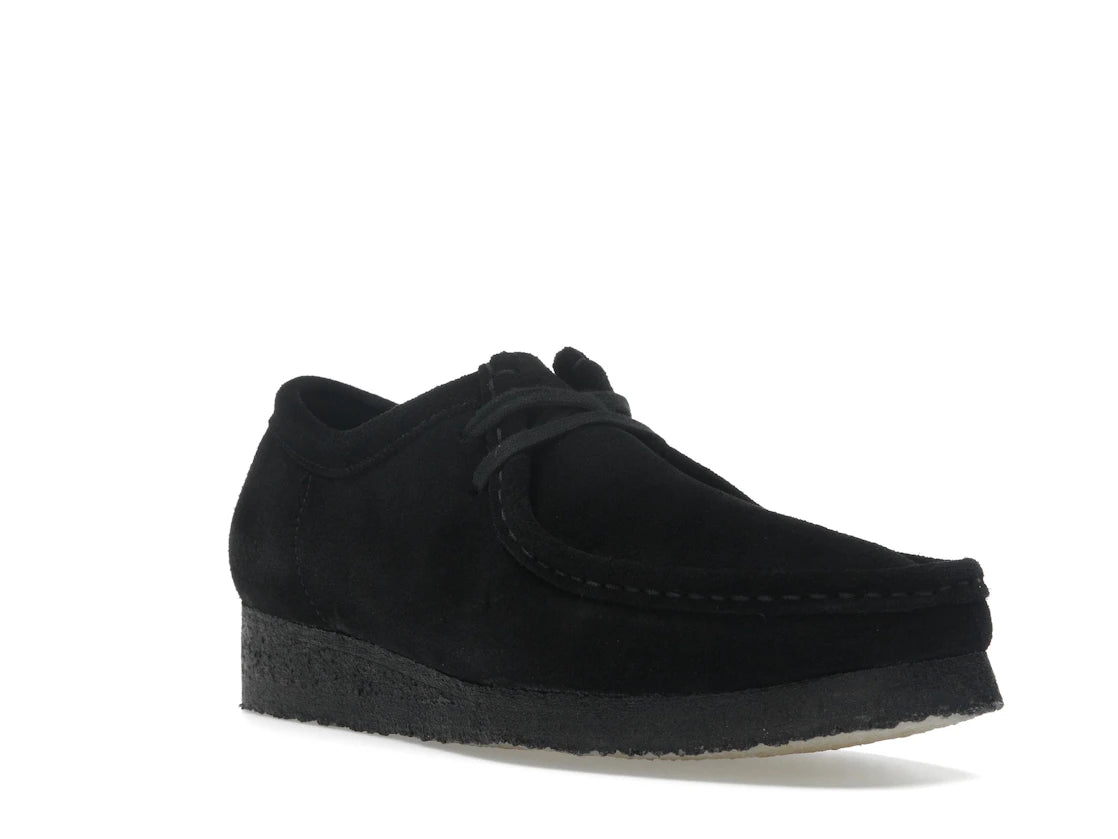 Clarks Originals Wallabee Boot Black Suede - 26155519