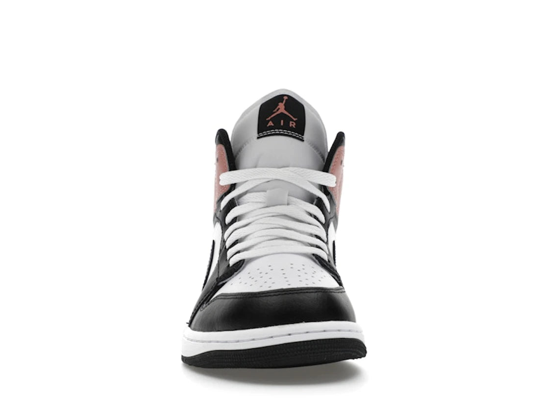 Nike Air Jordan 1 Mid White Rust Pink Black - DQ8426-100