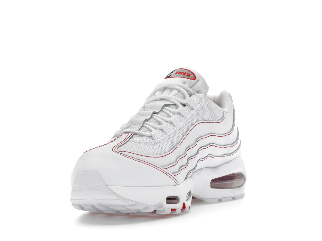 Nike Air Max 95 OG Big Bubble White University Red - IB7936-100