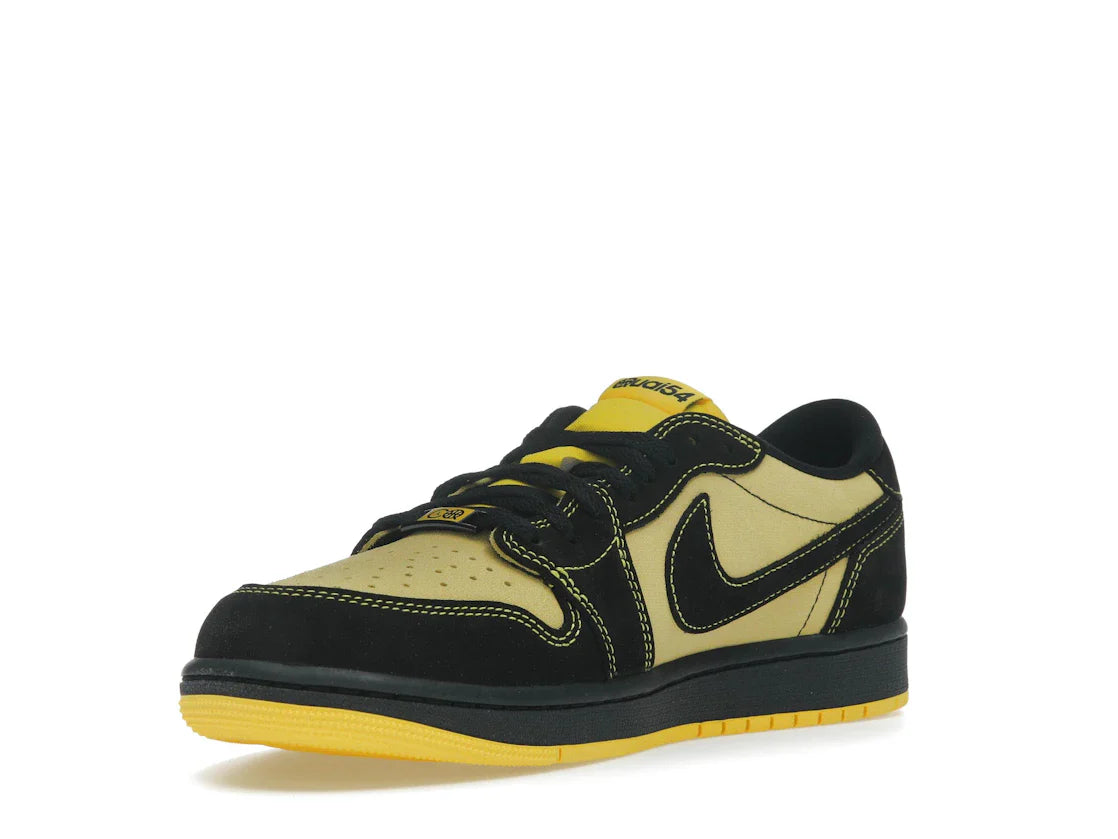 Nike Air Jordan 1 Retro Low OG Quai 54 Black Tour Yellow Red - IB8836-007