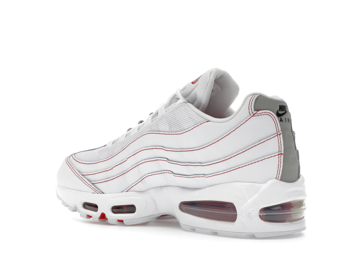 Nike Air Max 95 OG Big Bubble White University Red - IB7936-100