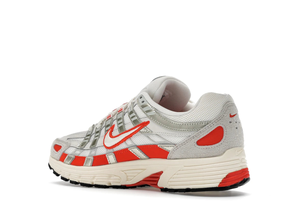 Nike P-6000 Sail Pale Ivory Light Bone Spicy Red - HV5230-133
