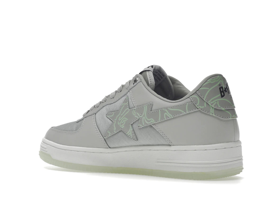 BAPE A Bathing Ape Bape Sta Text Code Camo Grey - 1I20191007-GRY