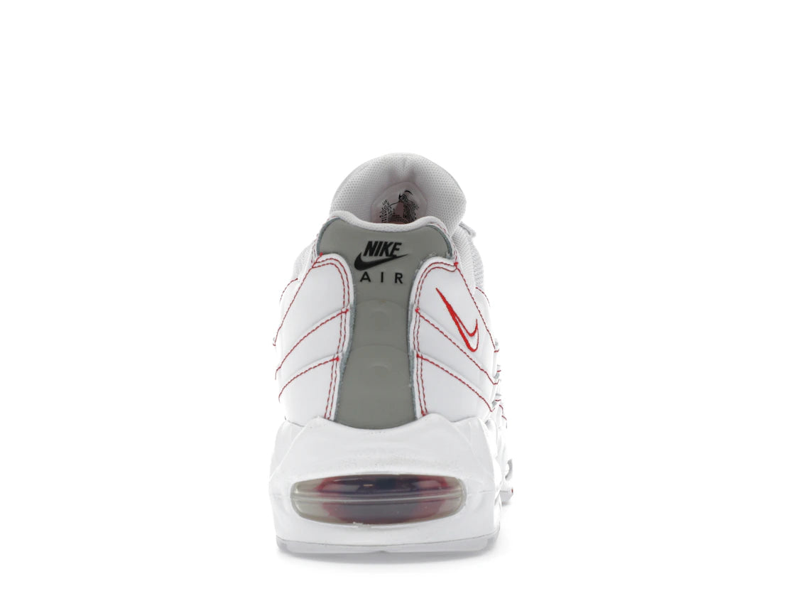 Nike Air Max 95 OG Big Bubble White University Red - IB7936-100