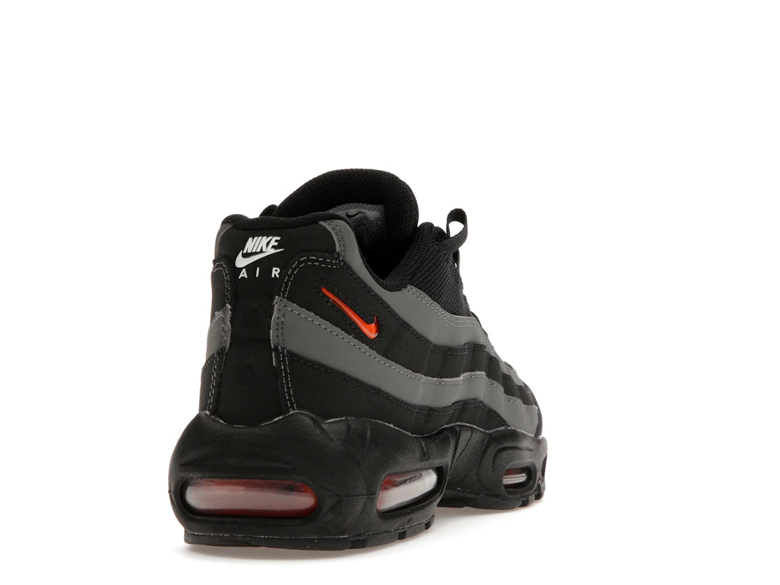 Nike Air Max 95 Black, Gray, Safety Orange - DX2657-001