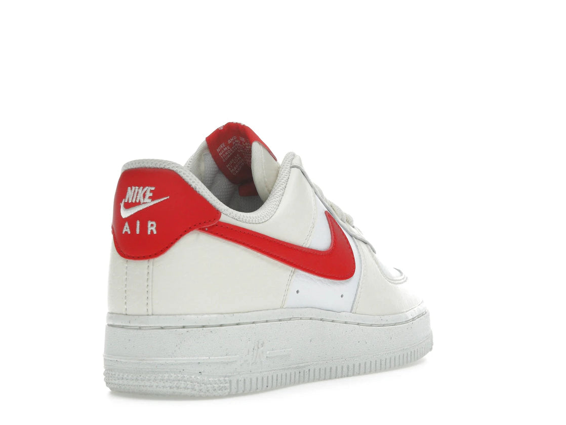 Nike Air Force 1 Low \&07 Next Nature Pale Ivory University Red - DC9486-109