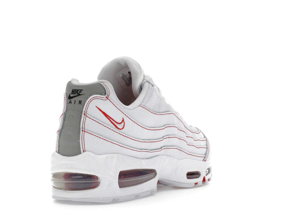 Nike Air Max 95 OG Big Bubble White University Red - IB7936-100