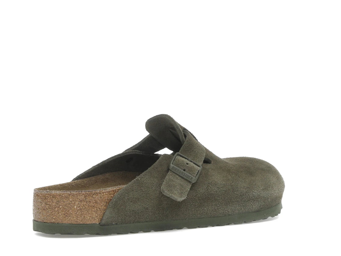 Birkenstock Boston Suede Thyme - 1024721/1024714