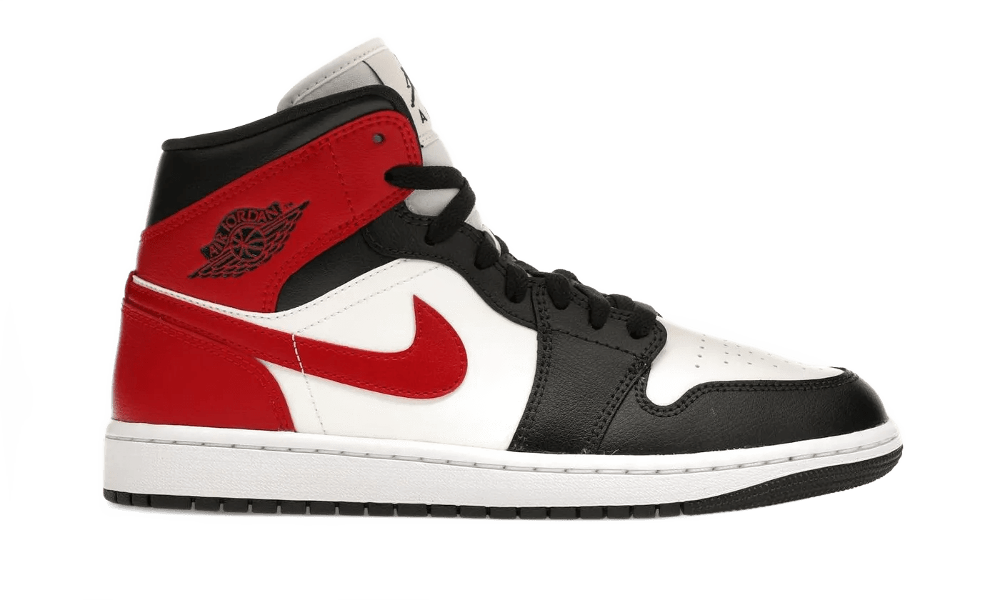 Nike Air Jordan 1 Mid Gym Red Off Noir - BQ6472-160