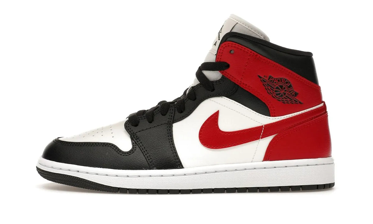 Nike Air Jordan 1 Mid Gym Red Off Noir - BQ6472-160