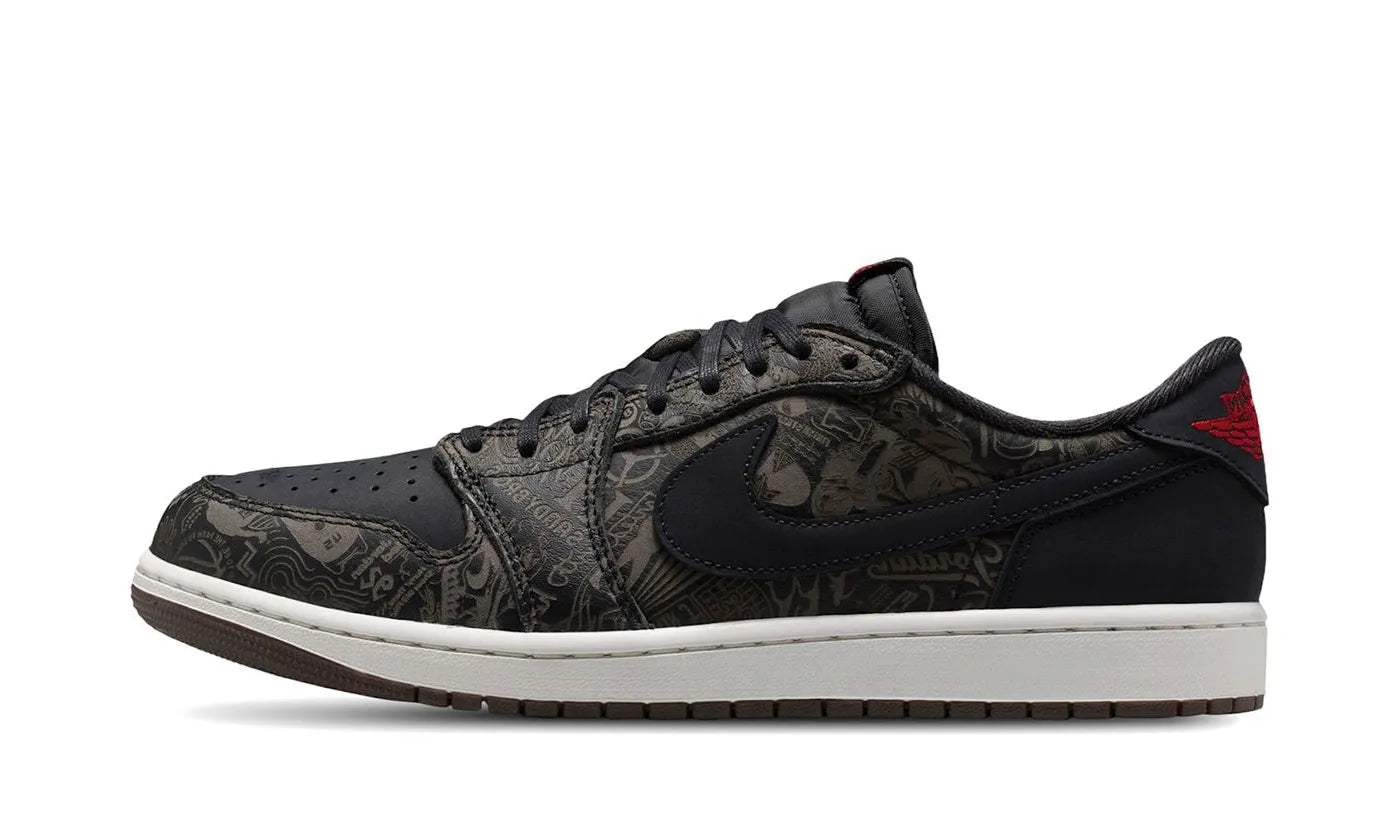Nike Air Jordan 1 Retro Low OG Laser Black University Red - IV6750-001