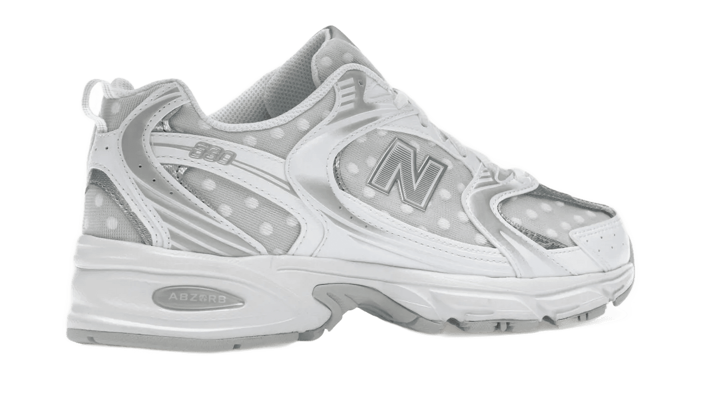 New Balance 530 Silver Metallic Polka Dots - U530HFW