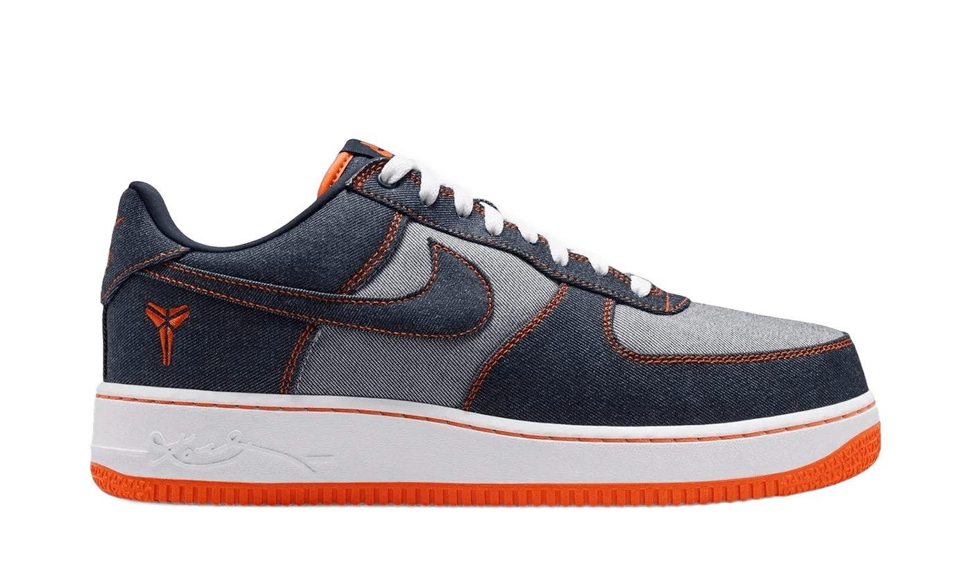 Nike Air Force 1 Low Protro Kobe Bryant Denim Obsidian Safety Orange - IM1980-400