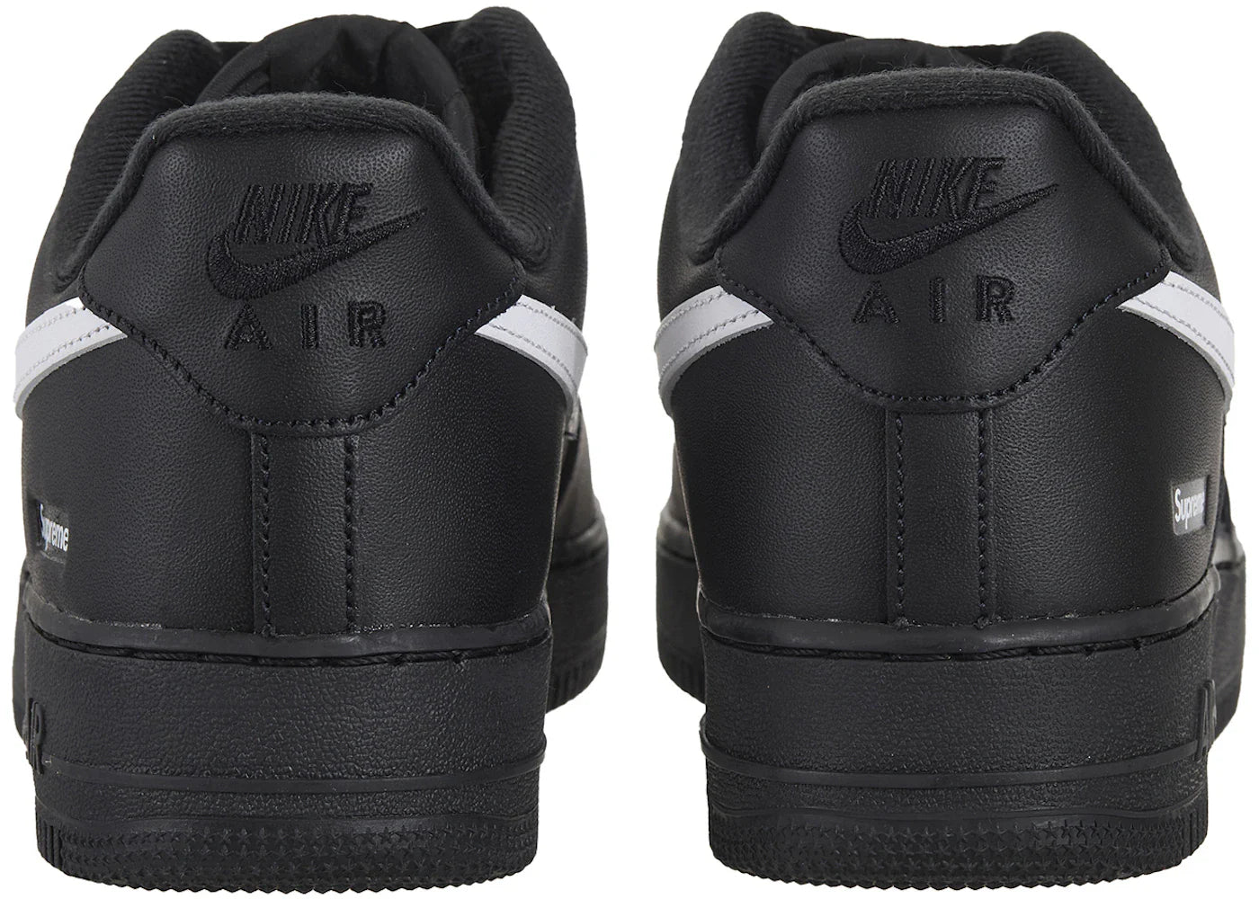 Nike Air Force 1 Low Supreme Black White - CU9225-002