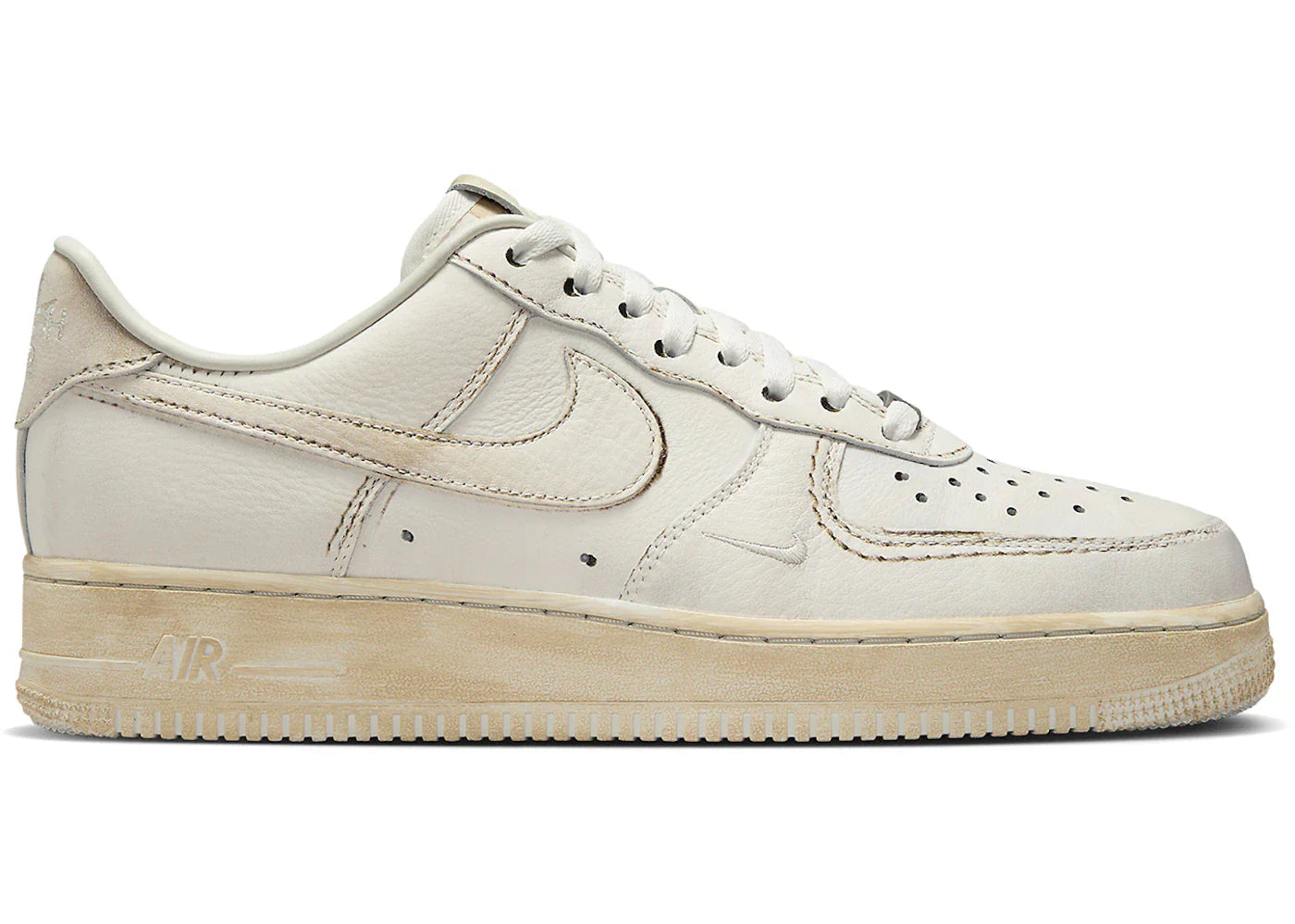 Nike Air Force 1 Low .SWOOSH Dirty Triple White - HJ9346-100