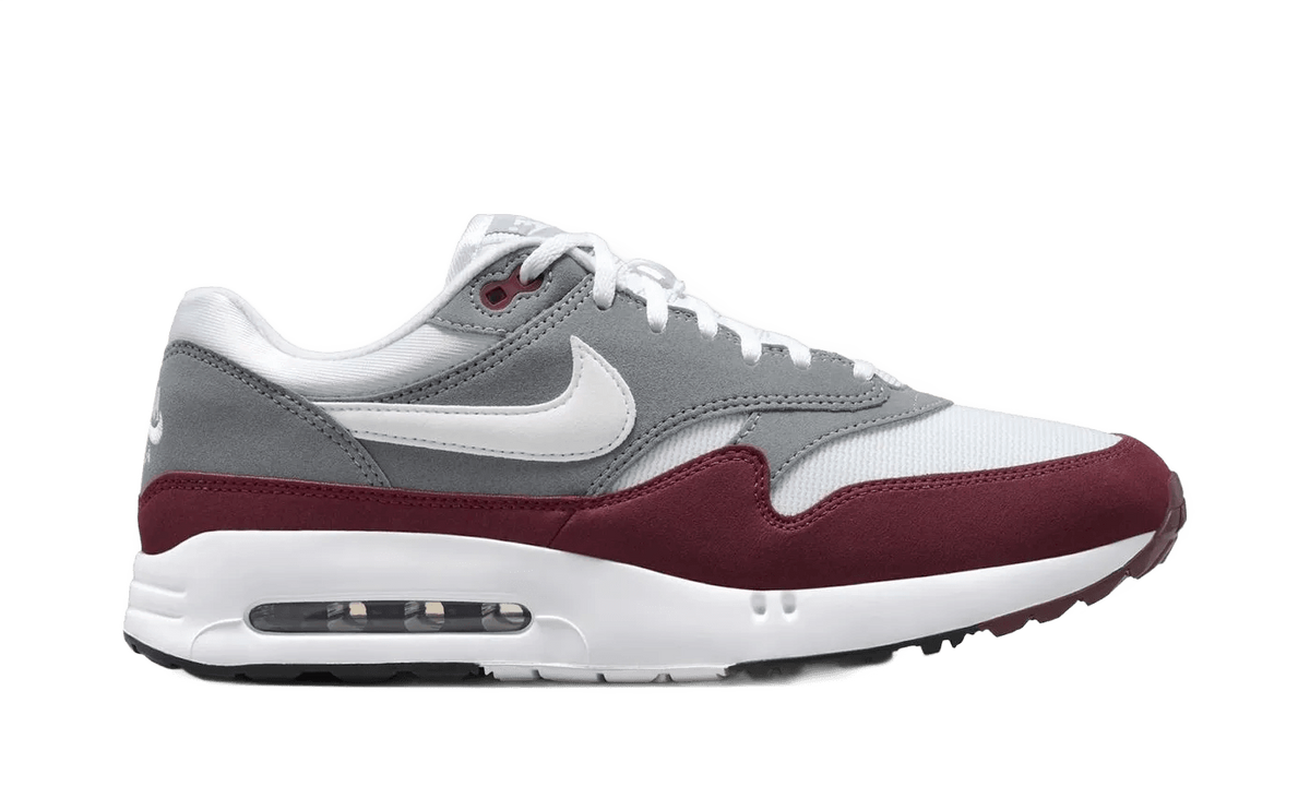 Nike Air Max 1 \&86 OG Golf Team Red Cool Grey Black White - DV1403-600